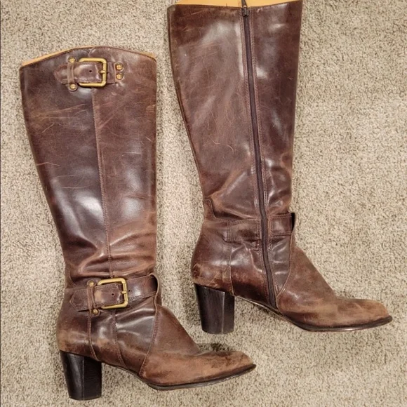 Corso Como Leather Boots - Picture 1 of 4